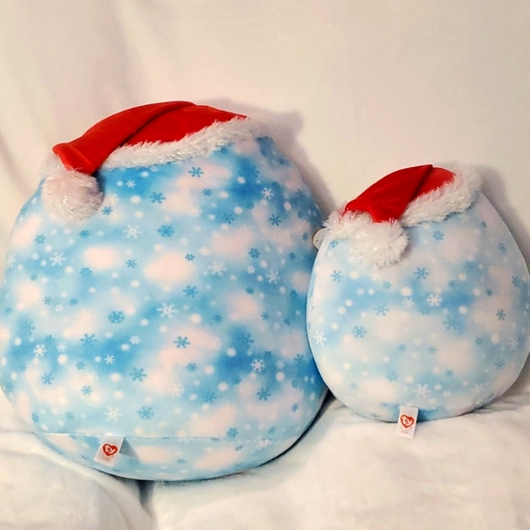 Squishy Beanies Ty Collection "Fleck" the Snowman - Picture 7 of 7